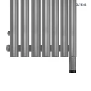 Oltens Stang (e) grzejnik elektryczny 180x37 cm nikiel 55129910