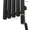Oltens Stang S (e) grzejnik elektryczny 180x23 cm czarny mat 55126300