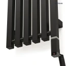 Oltens Stang S (e) grzejnik elektryczny 180x28 cm czarny mat 55127300