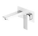 Bateria umywalkowa podtynkowa Omnires PARMA chrom/biały połysk PM7415CRB