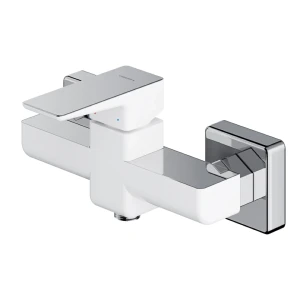 Omnires PARMA bateria prysznicowa ścienna chrom/biały połysk PM7440CRB