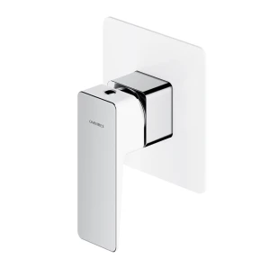 Omnires PARMA bateria prysznicowa podtynkowa chrom/biały połysk PM7445CRB