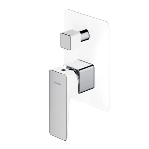 Omnires PARMA bateria prysznicowo-wannowa podtynkowa chrom/biały połysk PM7435CRB