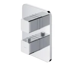 Termostatyczna bateria prysznicowo-wannowa podtynkowa Omnires PARMA chrom połysk PM7436CR
