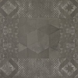 Nord Ceram Uphill Decor Graphite 60x60 płytka gresowa