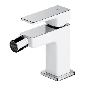 Omnires PARMA bateria bidetowa stojąca chrom/biały połysk PM7420CRB