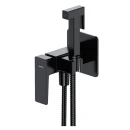 Bateria bidetowa podtynkowa Omnires PARMA czarny mat SYSPMBI2BL