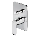 Bateria prysznicowo-wannowa podtynkowa Omnires SACRAMENTO chrom połysk SC2335XCR
