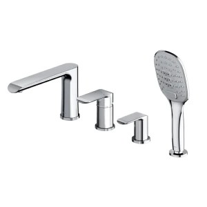 Omnires SACRAMENTO bateria wannowa 4-otworowa chrom połysk SC2332XCR