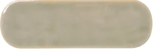 WOW Casablanca O Ash Gloss 5x15 135386 szara płytka połyskująca cegiełka z hiszpanii w owalnym kształcie