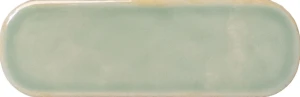 WOW Casablanca O Mint Gloss 5x15 135384 jasnozielona owalna płytka połyskująca cegiełka pochodzenia hiszpańskiego
