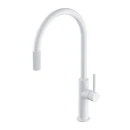 Bateria kuchenna stojąca z zestawem do filtrowania wody Omnires SWITCH, obrotowa dwudrożna wylewka, biały mat SW9057-FD1WM