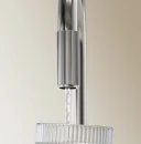 Bateria kuchenna stojąca do podłączenia zestawu filtrującego wodę Omnires SWITCH, obrotowa dwudrożna wylewka, chrom połysk SW9057CR