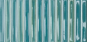 WOW Colour Bars Azur 4x12,5 133160 niebieska płytka dekoracyjna ścienna cegiełka z hiszpanii