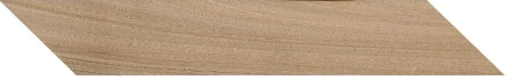 Coem Afromosia Chevron Ecru Naturale 15,1x75 AF173R gresowa płytka imitująca drewnianą, brązową jodełkę francuską.