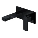 Bateria umywalkowa podtynkowa Omnires BARETTI czarny mat BA7815BL