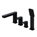 Bateria wannowa 4-otworowa Omnires BARETTI czarny mat BA7832BL