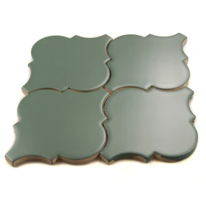 Ceramik Studio Arabesque Khaki Mat 26,3x29,6 zielona mozaika ceramiczna ścienna 