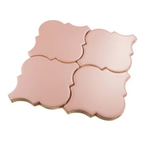 Ceramik Studio Arabesque Pink Mat 26,3x29,6 mozaika ceramiczna ścienna różowa