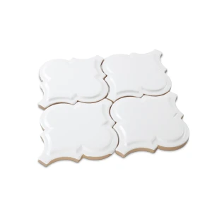 Ceramik Studio Arabeska White Mat Palace 26,5x29,7 mozaika dekoracyjna ścienna biały mat