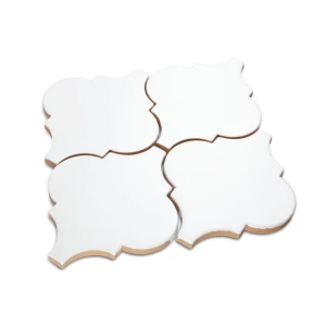 Ceramik Studio Arabeska White Mat 26,5x29,7 biała matowa mozaika dekoracyjna ścienna