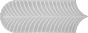 Cifre Alma Scale Pearl Brillo 8x21,5 perłowa płytka dekoracyjna ścienna w połysku w kształcie rybiej łuski 