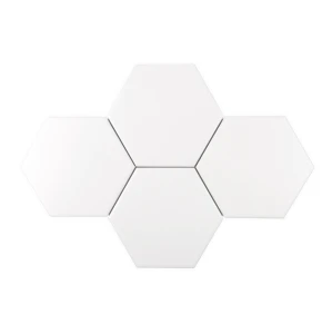 Ceramik Studio Heksagon White Mat 36x25 mozaika ceramiczna ścienna heksagonalna biały mat