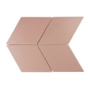 Dekoracyjna mozaika ceramiczna ścienna różowy mat Ceramik Studio Romb Pink Mat 2 - 21x24 mat