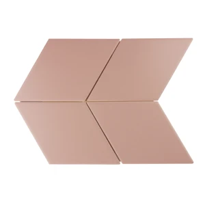 Ceramik Studio Romb Pink Mat 2 - 21x24 mozaika ceramiczna ścienna różowy mat