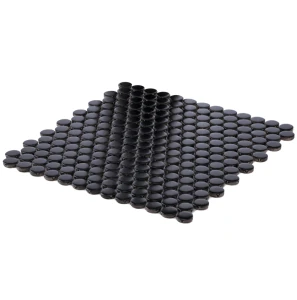 Ceramik Studio Dots Black 28,4x30,4 mozaika ceramiczna dekoracyjna ścienna czarny połysk 
