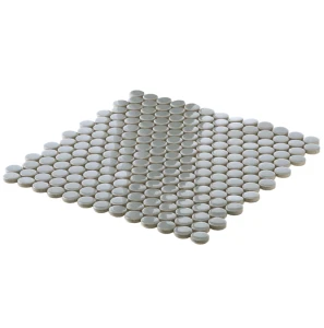 Ceramik Studio Dots Gray 28,4x30,4 szara mozaika dekoracyjna ścienna połysk 