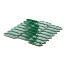 Ceramiczna zielona ścienna mozaika dekoracyjna w połysku Ceramik Studio Sorrento Emerald 30,2x28,2