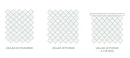 Ceramiczna dekoracyjna matowa płytka ścienna biała arabeska Ceramik Studio Arabeska White Palace Mat 12,5x14,5 - rysunek techniczny