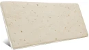 Płytka gresowa WOW Halo M Dawn 11x22 cm 132950. Jasnobeżowy kafel z naturalnym, matowym wykończeniem imitującym kamień z drobnymi wtrąceniami. Zbliżenie pod kątem na białym tle.