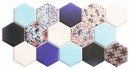 Realonda Hex Noveau Blue 26,5x51