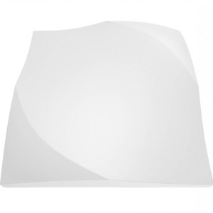 WOW Wave Ice White Matt 12,5x12,5 płytka ścienna