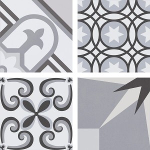 Gayafores Lumier Taco Black 16,5x16,5 płytka gresowa patchwork