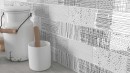 WOW Crafted Handmade Decor B&W 7,5x15 105103 płytka ścienna