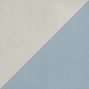 41zero42 Futura Half Blue 15x15 płytka gresowa patchwork