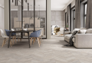 Ibero Artwood Chevron Grey 60x120