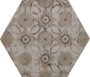 Decus Hexagon Portland Decor Beige Mate 14x16