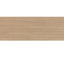 Płytka ścienna drewnopodobna, w kolorze brązowym, strukturalna powierzchnia imitująca lamele Porcelanosa Ice Tanzania Nut 45x120 100300624