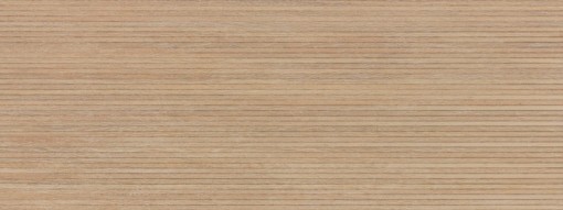 Płytka ścienna drewnopodobna, w kolorze brązowym, strukturalna powierzchnia imitująca lamele Porcelanosa Ice Tanzania Nut 45x120 100300624