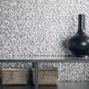 Płytka ścienna metaliczna w kolorze srebrnym, matowa, strukturalna powierzchnia Porcelanosa Dubai Silver 33,3x100 100295153