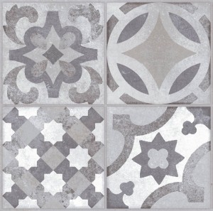 Keros Hydraulic Gris 41x41 płytka gresowa patchwork