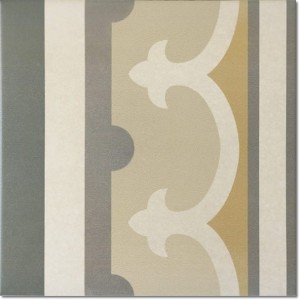 Equipe Caprice Burgundy Border 20x20 płytka gresowa 