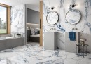 Geotiles Crash Blue Polished 60x60