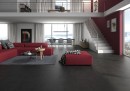 Geotiles Cemento Negro Lapatto Rectified 30x60