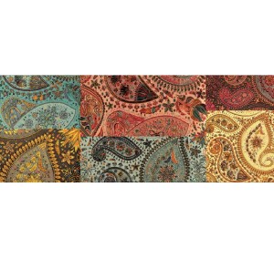 Aparici Montblanc Paisley A 44,63x119,30 płytka ścienna patchwork
