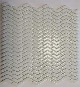 Mozaika Dekoracyjna 098054 Enamel Angle White Brillo 29,0x29,5